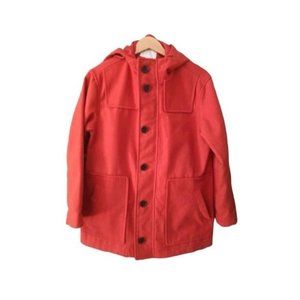 Women's SIZE M A New Day Duffel Overcoat Orange Shade NWT